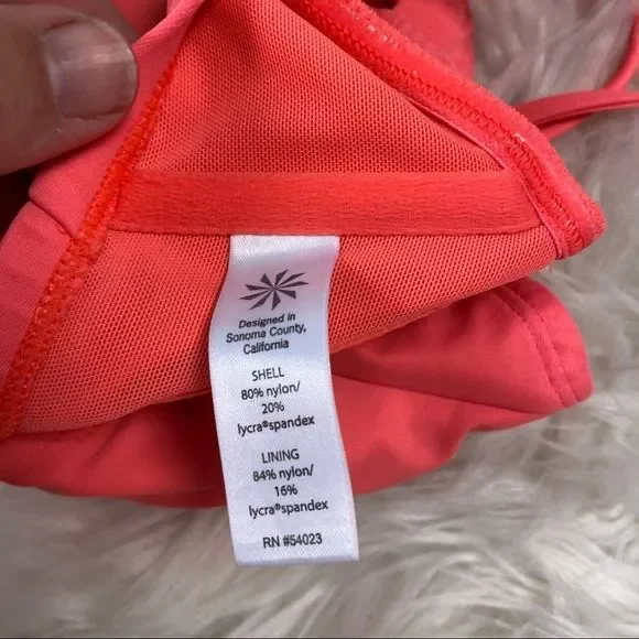 Athleta Bikini Top sz 34D/DD Neon # V58​​​ - Picture 8 of 8